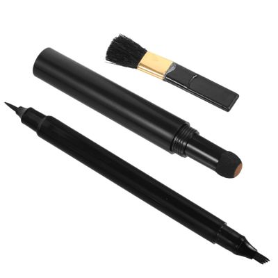 FOMIYES Beard Filler Pen Kit Barber Pencil for Grooming Beard Filling Trimming Gentle Pen Tips for Comfortable Application