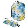 2PCS Aesthetic Colored Flowers-311 Travel Cosmetic Bag Makeup Organizer, Drawstring Bathroom Cases - Cylindrical & Small Toiletry Bag view 1