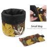 2PCS Colored Leaves-141 Travel Cosmetic Bag Makeup Organizer Bag Bathroom Cases Toiletry Bag with Drawstring (Cylindrical bag and small bag) view 4