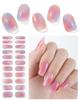 DUKASOU Gel Nail Strips (UV Not Required), Rainbow Candy 22 Gel Nail Stickers Wraps, Easy Apply & Remove, Long Lasting, Salon Quality, Includes Prep Pads, NailFile & Wood Stick view 1