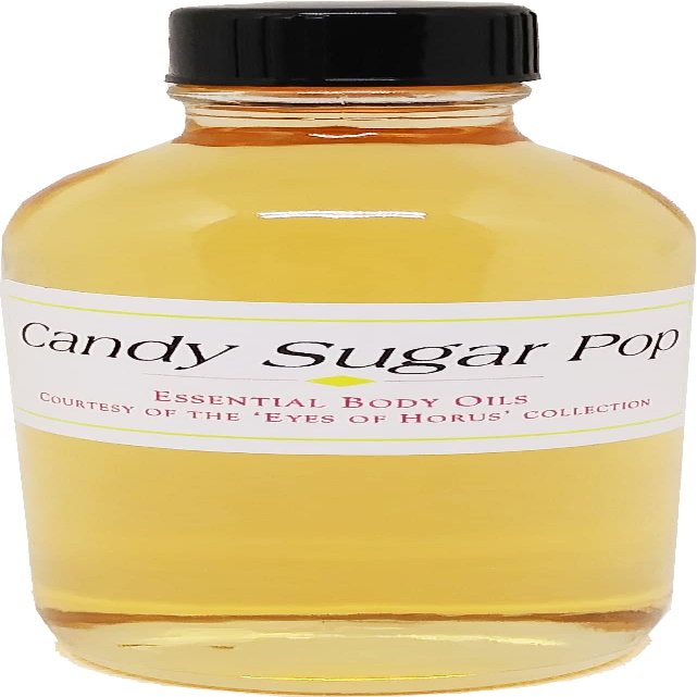 Candy Sugar Pop - Type P For Women Scented Body Oil Fragrance [Regular Cap - Light Gold - 4 oz.] - ID#22887