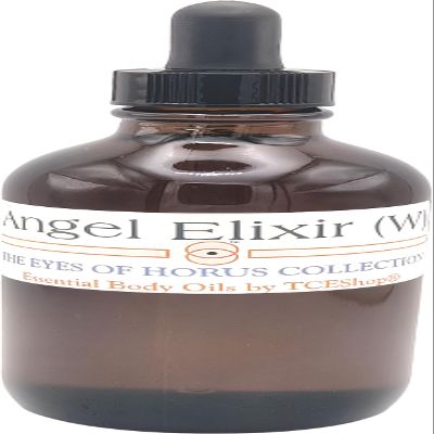 Angel Elixir - Type TM For Women Scented Body Oil Fragrance [Glass Dropper Top - Purple - 4 oz.] - ID#42386