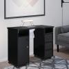 Manicure Nail Table Station with Fan and Wheels,Manicure Table Nail Beauty Spa Salon Desk Workstation w/3 Drawers,1 Cabinet,Nail Art Desk Workstation view 4
