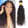 100% Unprocessed Brazilian Human Hair Bundles 16" Water Wave Wet & Wavy Remy Weft Hair Extensions 1 Bundle view 1