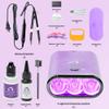 Inicelight V light hair extensions kit Pro, V Light hair extension tools set, V light machine*1 V light hair removal tool*1 v light hair extensions glue*5 glue remover *3 view 2