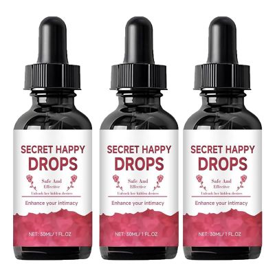 1/2/3PCS Secret Happy Drops, 2024 New Secret Drops, Secret Happy Drops For Women/30ml (3PCS)