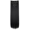 Clip In Hair Extension Hair Extension Clips, 6PCS 24 inch Clip in Hair Extension Long Hair Pieces for Women, Straight Soft Clip in Human Hair Extensions Style 1 view 1