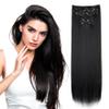 Clip In Hair Extension Hair Extension Clips, 6PCS 24 inch Clip in Hair Extension Long Hair Pieces for Women, Straight Soft Clip in Human Hair Extensions Style 1 view 2