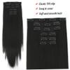 Clip In Hair Extension Hair Extension Clips, 6PCS 24 inch Clip in Hair Extension Long Hair Pieces for Women, Straight Soft Clip in Human Hair Extensions Style 1 view 3