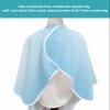 Blue White Barber Cape - Salon Hair Cutting Cape for Women,Men,Kids,Adults,Geometric Minimalist Stripe Country Decor Haircut Cape with Adjustable Elastic Neckline Hairdressing Stylist Cape Accessories view 4