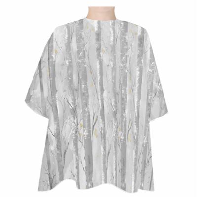 Abstract Painting Tree Barber Cape - Salon Hair Cutting Cape for Women,Men,Kids,Adults,Minimalist Graffiti Art Haircut Cape with Adjustable Elastic Neckline Hairdressing Stylist Cape Gown Accessories