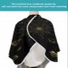 21th Birthday Barber Cape - Salon Hair Cutting Cape for Women,Men,Kids,Adults,Star Cake Fireworks Golden Black Haircut Cape with Adjustable Elastic Neckline Hairdressing Stylist Cape Gown Accessories view 4