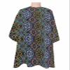 Boho Blue Flowers Barber Cape - Salon Hair Cutting Cape for Women,Men,Kids,Adults,Ethnic Original Tribal Style Damask Haircut Cape with Adjustable Elastic Neckline Hairdressing Stylist Accessories view 1