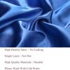 2pcs Extra Large Blue & HotPink Satin Bonnet with Brwon Wig Grip Cap view 4