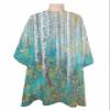Abstract Tree Barber Cape - Salon Hair Cutting Cape for Women,Men,Kids,Adults,Contemporary Painting Forest Natural Landscape Haircut Cape with Adjustable Elastic Neckline Hairdressing Accessories view 1