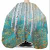 Abstract Tree Barber Cape - Salon Hair Cutting Cape for Women,Men,Kids,Adults,Contemporary Painting Forest Natural Landscape Haircut Cape with Adjustable Elastic Neckline Hairdressing Accessories view 3