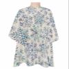 Blue Green Christmas Snowflakes Barber Cape - Salon Hair Cutting Cape for Women,Men,Kids,Adults,Retro Farmhouse Winter Holiday Haircut Cape with Adjustable Elastic Neckline Hairdressing Accessories view 1