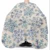 Blue Green Christmas Snowflakes Barber Cape - Salon Hair Cutting Cape for Women,Men,Kids,Adults,Retro Farmhouse Winter Holiday Haircut Cape with Adjustable Elastic Neckline Hairdressing Accessories view 3
