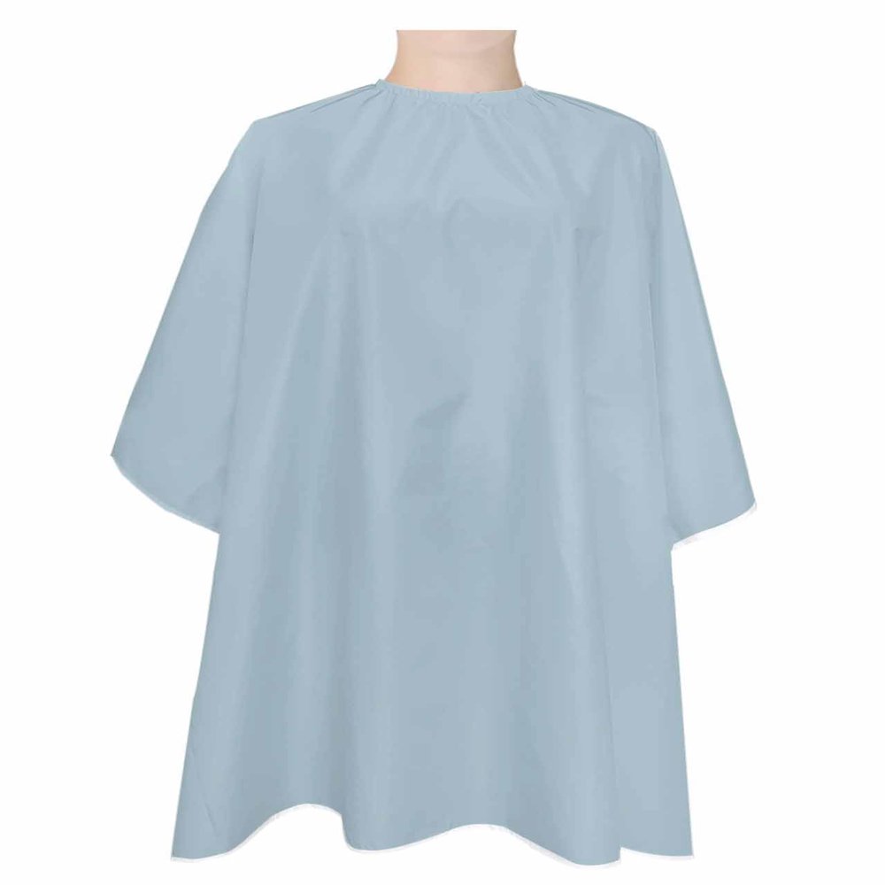 Blue Barber Cape - Salon Hair Cutting Cape for Women,Men,Kids,Adults,Winter Sky Blue Modern Abstract Minimalist Solid Pure Pastoral Haircut Cape with Adjustable Elastic Neckline Accessories