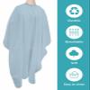 Blue Barber Cape - Salon Hair Cutting Cape for Women,Men,Kids,Adults,Winter Sky Blue Modern Abstract Minimalist Solid Pure Pastoral Haircut Cape with Adjustable Elastic Neckline Accessories view 2