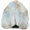 Brown Tree Barber Cape - Salon Hair Cutting Cape for Women,Men,Kids,Adults,Aqua Forest Shabby Chic Abstract Natural Painting Haircut Cape with Adjustable Elastic Neckline Hairdressing Accessories view 3