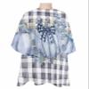 Blue Thanksgiving Pumpkin Barber Cape - Salon Hair Cutting Cape for Women,Men,Kids,Adults,Black Buffalo Plaid Leaves Haircut Cape with Adjustable Elastic Neckline Hairdressing Stylist Cape Accessories view 1