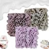 3PCS The Leeffa Soft Loofah and Washcloth, Leeffa Loofah, 2 in 1 Bath Loofah Sponge, Loufee Loofah Washcloth, Shower Loofah with Drawstring, Travel Loofah (D) view 1