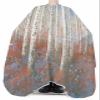 Abstract Blue Forest Impressionist Tree Street Art Barber Cape - Salon Hair Cutting Cape for Women,Men,Kids,Adults,Haircut Cape with Adjustable Elastic Neckline Hairdressing Stylist Cape Accessories view 3