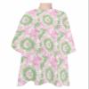 Pink Green Barber Cape - Salon Hair Cutting Cape for Women,Men,Kids,Adults,Tie Dye Stained Rainbow Modern Abstract Boho Haircut Cape with Adjustable Elastic Neckline Hairdressing Stylist Accessories view 1