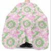 Pink Green Barber Cape - Salon Hair Cutting Cape for Women,Men,Kids,Adults,Tie Dye Stained Rainbow Modern Abstract Boho Haircut Cape with Adjustable Elastic Neckline Hairdressing Stylist Accessories view 3