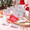 Linyuthia 24 Sets Christmas Candy Cane Pattern Hand Cream and Lip Balm Gifts Bulk Candy Apple Hand Lotion for Women Travel Size Xmas Wedding Shower Favors for Guests view 3
