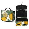 VFMNT Toiletry Bag for Women Men Lemon Fruit Pattern Makeup Bag with Hanging Hook Waterproof Bathroom Cosmetic Bag Large Capacity Travel Bag for Toiletries Accessories view 4