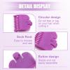 3 Piece Color Coded Hair Clipper Guards Set SRLWMYI Compatible with Most Wahl Clippers Precision Cutting Lengths 1/16", 1/8", 3/16" Barber Salon Home Haircut Accessories Hair clipper guards view 3