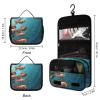 VFMNT Toiletry Bag for Women Men Fish Aquarium Makeup Bag with Hanging Hook Waterproof Bathroom Cosmetic Bag Large Capacity Travel Bag for Toiletries Accessories view 2