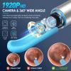 Ear Wax Removal, Upgraded Ear Cleaner with 1920P Camera, Ear Wax Removal Tool Camera with 8 Pcs Ear Set, Ear Wax Removal Kit with 7 Ear Spoon, Ear Cleaner with Lights, Ear Camera for iOS & Android view 2