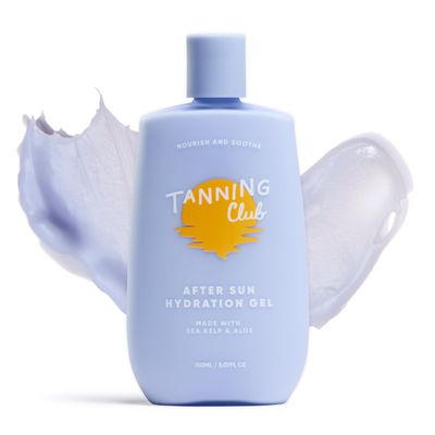 Tanning Club - After Sun Gel - Aloe Vera and Sea Kelp Formula for Sunburn Relief and Hydration - Tan Extender - 150 m