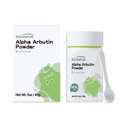 Alpha Arbutin Powder, 3OZ / 85g, 99.9% Purity, Cosmetic Grade, Alpha Arbutin Powder for Homemade Cosmetics