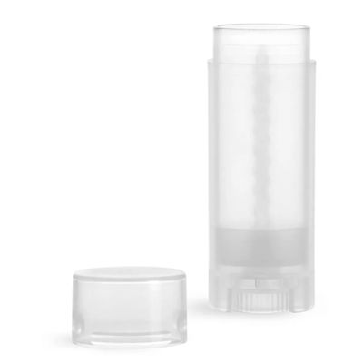 .15 oz Natural Oval Lip Balm Tubes w/Caps