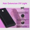 V Light Hair Extension Kit, 395nm Light Hair Extension Machine, Portable Fast Curing Hair Extension Glue V Light Wig Extension LED Lamp for Home Salon view 2