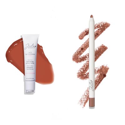 Julep With a Trace Retractable Long-Lasting Lip Liner, Sweet Truffle & 24/7 Lip Treatment - Lip Balm + Sleeping Mask, Act Natural