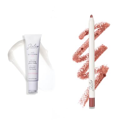 Julep WIth a Trace Retractable Creamy Long-Lasting Lip Liner + 24/7 Lip Treatment - Hydrating Lip Balm and Lip Sleeping Mask