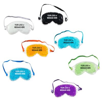 50-Qty Personalized Spa Mask Aqua Pearls Hot/Cold Packs with Your Logo or Message Imprint