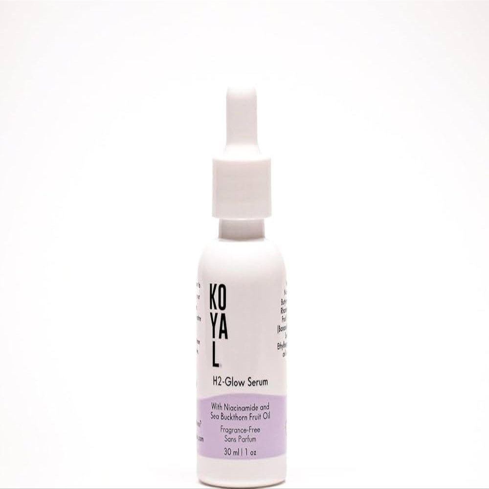 Koyal Beauty H2-Glow Face Serum with Niacinamide & Sea Buckthorn for Sensitive, Dry Skin - Vegan, Cruelty-Free Serum