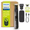 Norelco Philips OneBlade 360 Pro Face + Body, Hybrid Electric Beard Trimmer, Shaver and Bodygroomer, with 360 Blade Technology, Model QP6552/90 view 1