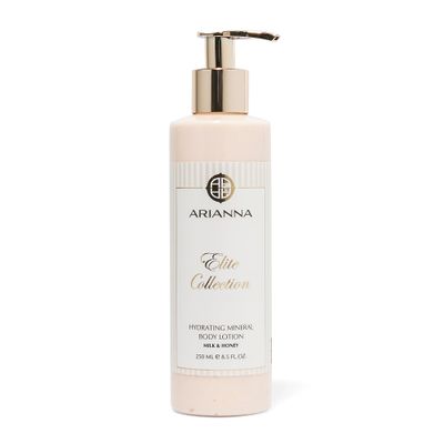 Arianna Skincare Hydrating Mineral Body Lotion Natual Water-Based not greasy Lotion Nurturing and Soothing Daily Lotion (Milk & Honey)