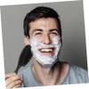 BELLIFFY 4pcs Men's Beard Brush Shaving Brush Detangling Barbershop Curly Hair Beard Grooming Kit view 2