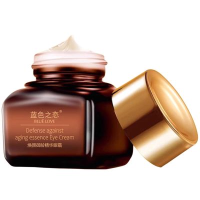 BLUE LOVE Anti-Aging Eye Cream  Reduces Dark Circles & Puffiness, Moisturizing Under-Eye Bags & Fast-Absorbing Wrinkle Treatment for Men & Women, 0.7oz