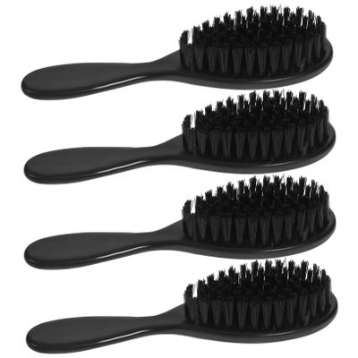 MUSISALY 4pcs Beard Brush for Men Soft Bristles Hair Grooming Tool for Shaving Cleaning Compact Beard Sweep Brush for Design for Use