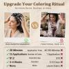 Hair Dye Shampoo 3 in 1, Gray Coverage for 34 Weeks, Premium Coloring Shampoo for All Hair Types, Gentle Herbal Formula Safe for Damaged Hair, Easy At-Home Use for Women & Men 500 ml (Dark Coffee) view 4