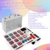 AOLIKOKO Makeup Kit for Teenager & Women Full Kit, All- In- One Makeup Set With The Cosmetic Train Case, Professional Makeup Kit, Makeup Gift Set for Women Girls(silver) view 4